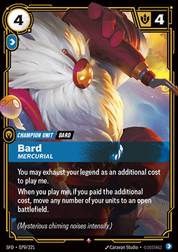 Bard, Mercurial (V.1 - Rare) - Spiritforged (Rare) [SFD-079] - JotaCards - Tu Tienda de TCG