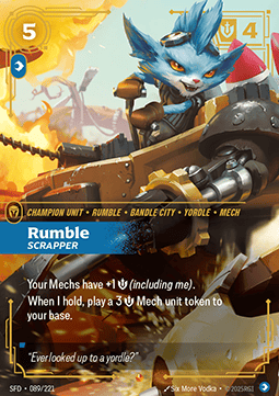 Rumble, Scrapper (V.1 - Epic) - Spiritforged (Epic) [SFD-089] - JotaCards - Tu Tienda de TCG