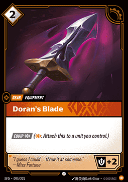 Doran's Blade - Spiritforged (Common) [SFD-095] - JotaCards - Tu Tienda de TCG