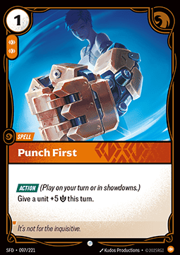 Punch First - Spiritforged (Common) [SFD-097] - JotaCards - Tu Tienda de TCG