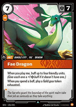 Fae Dragon - Spiritforged (Uncommon) [SFD-101] - JotaCards - Tu Tienda de TCG