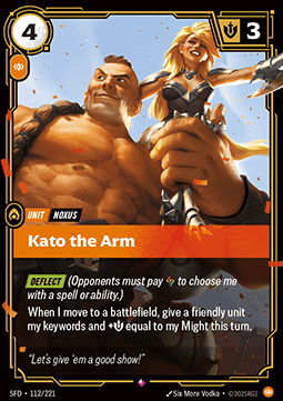 Kato the Arm - Spiritforged (Rare) [SFD-112] - JotaCards - Tu Tienda de TCG