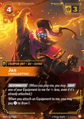 Jax, Unrelenting (V.1 - Epic) - Spiritforged (Epic) [SFD-119] - JotaCards - Tu Tienda de TCG