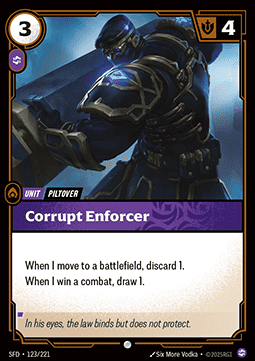 Corrupt Enforcer - Spiritforged (Common) [SFD-123] - JotaCards - Tu Tienda de TCG
