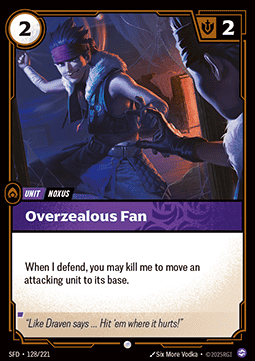 Overzealous Fan - Spiritforged (Common) [SFD-128] - JotaCards - Tu Tienda de TCG