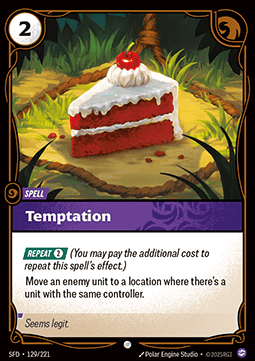 Temptation - Spiritforged (Common) [SFD-129] - JotaCards - Tu Tienda de TCG