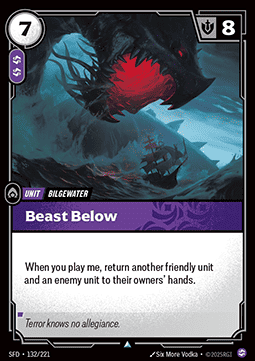 Beast Below - Spiritforged (Uncommon) [SFD-132] - JotaCards - Tu Tienda de TCG