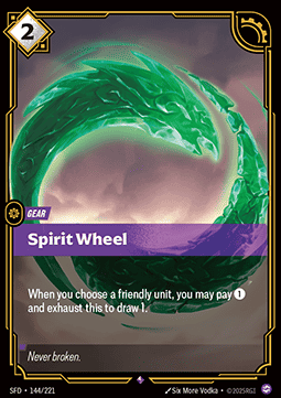 Spirit Wheel - Spiritforged (Rare) [SFD-144] - JotaCards - Tu Tienda de TCG