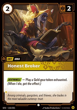 Honest Broker - Spiritforged (Common) [SFD-155] - JotaCards - Tu Tienda de TCG
