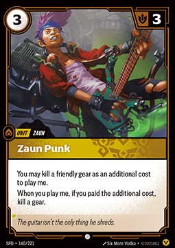 Zaun Punk - Spiritforged (Common) [SFD-160] - JotaCards - Tu Tienda de TCG