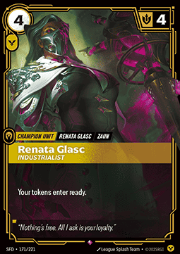 Renata Glasc, Industrialist (V.1 - Rare) - Spiritforged (Rare) [SFD-171] - JotaCards - Tu Tienda de TCG
