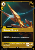 Sacred Shears - Spiritforged (Rare) [SFD-172] - JotaCards - Tu Tienda de TCG