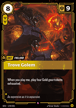 Trove Golem - Spiritforged (Rare) [SFD-174] - JotaCards - Tu Tienda de TCG