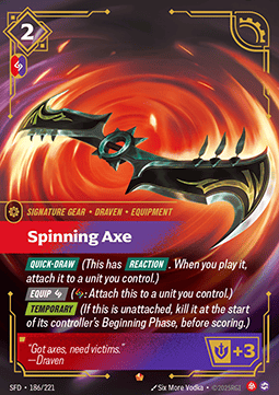 Spinning Axe - Spiritforged (Epic) [SFD-186] - JotaCards - Tu Tienda de TCG