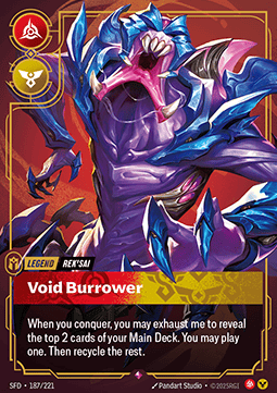 Rek'Sai, Void Burrower (V.1 - Rare) - Spiritforged (Rare) [SFD-187] - JotaCards - Tu Tienda de TCG
