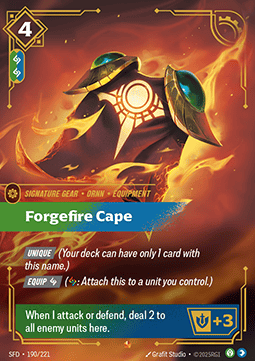 Forgefire Cape - Spiritforged (Epic) [SFD-190] - JotaCards - Tu Tienda de TCG