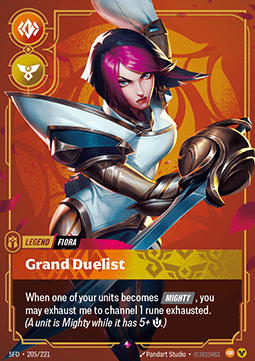 Fiora, Grand Duelist (V.1 - Rare) - Spiritforged (Rare) [SFD-205] - JotaCards - Tu Tienda de TCG