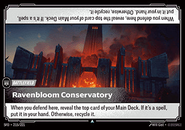 Ravenbloom Conservatory - Spiritforged (Uncommon) [SFD-215] - JotaCards - Tu Tienda de TCG
