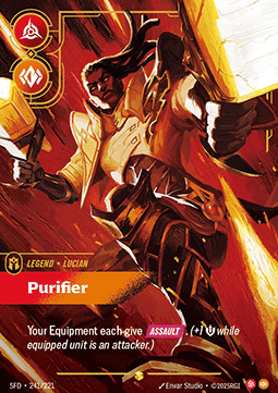 Lucian, Purifier (V.2 - Showcase) - Spiritforged (Showcase) [SFD-241] - JotaCards - Tu Tienda de TCG