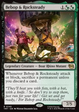 Bebop & Rocksteady - Teenage Mutant Ninja Turtles (Rare) [TMT-140]