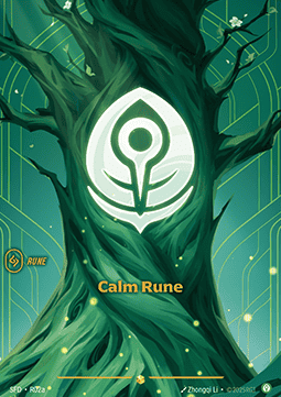 Calm Rune (V.2 - Showcase) - Spiritforged (Showcase) [SFD-R02a] - JotaCards - Tu Tienda de TCG