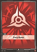 Fury Rune (V.1 - Common) - Spiritforged (Common) [SFD-R01] - JotaCards - Tu Tienda de TCG