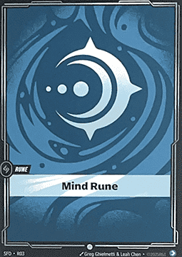 Mind Rune (V.1 - Common) - Spiritforged (Common) [SFD-R03] - JotaCards - Tu Tienda de TCG