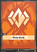 Body Rune (V.1 - Common) - Spiritforged (Common) [SFD-R04] - JotaCards - Tu Tienda de TCG