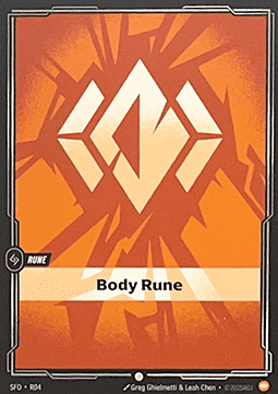 Body Rune (V.1 - Common) - Spiritforged (Common) [SFD-R04] - JotaCards - Tu Tienda de TCG