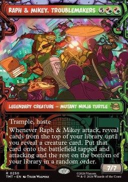 Raph & Mikey, Troublemakers - Teenage Mutant Ninja Turtles: Extras (Rare) [XTMT-250]