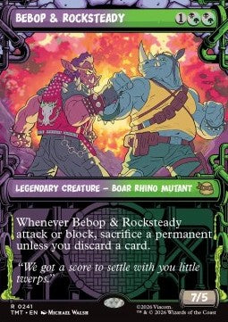 Bebop & Rocksteady (V.2) - Teenage Mutant Ninja Turtles: Extras (Rare) [XTMT-241]