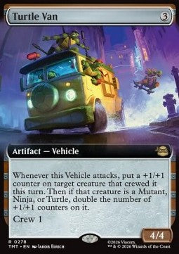 Turtle Van - Teenage Mutant Ninja Turtles: Extras (Rare) [XTMT-278]