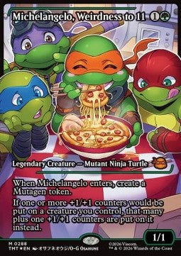 Michelangelo, Weirdness to 11 (V.2) - Teenage Mutant Ninja Turtles: Extras (Mythic) [XTMT-288]