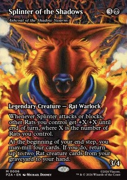 Ashcoat of the Shadow Swarm - Teenage Mutant Ninja Turtles: Source Material Cards (Mythic) [PZA-6]