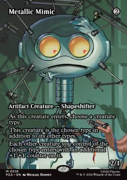 Metallic Mimic - Teenage Mutant Ninja Turtles: Source Material Cards (Mythic) [PZA-16]