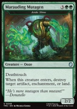 Acidic Slime - Commander: Teenage Mutant Ninja Turtles (Uncommon) [TMC-48]