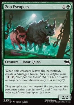 Zoo Escapees - Teenage Mutant Ninja Turtles (Common) [TMT-138]