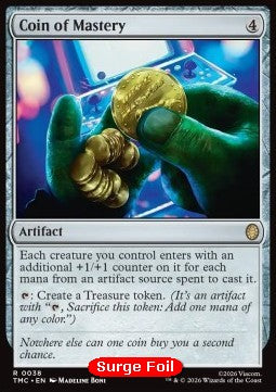 Coin of Mastery - Commander: Teenage Mutant Ninja Turtles: Extras (Rare) [XTMC-38]