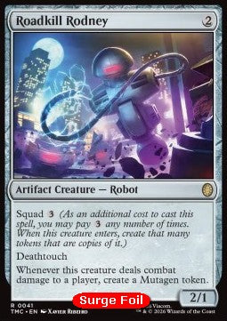 Roadkill Rodney - Commander: Teenage Mutant Ninja Turtles: Extras (Rare) [XTMC-41]