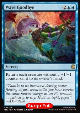 Wave Goodbye - Commander: Teenage Mutant Ninja Turtles: Extras (Rare) [XTMC-46]