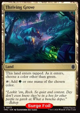 Thriving Grove - Commander: Teenage Mutant Ninja Turtles: Extras (Common) [XTMC-77]