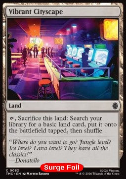 Vibrant Cityscape - Commander: Teenage Mutant Ninja Turtles: Extras (Common) [XTMC-82]