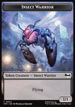 Insect Warrior Token (B 1/1) // Food Token - Teenage Mutant Ninja Turtles: Tokens (Token) [TTMT-T 4/8]