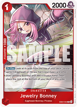 Jewelry Bonney (EB04-002) (V.1) - Adventure on Kami’s Island (Rare) [OP15-EB04-002]