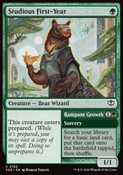 Studious First-Year // Rampant Growth - Secrets of Strixhaven (Common) [SOS-162]