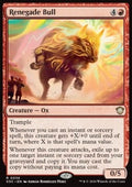 Renegade Bull - Commander: Secrets of Strixhaven (Rare) [SOC-36]
