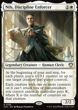 Nils, Discipline Enforcer - Commander: Secrets of Strixhaven (Rare) [SOC-158]