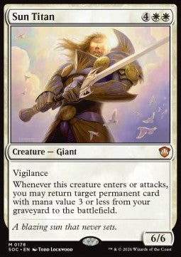 Sun Titan - Commander: Secrets of Strixhaven (Mythic) [SOC-178]