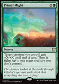 Primal Might - Commander: Secrets of Strixhaven (Rare) [SOC-283]