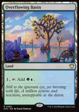Overflowing Basin - Commander: Secrets of Strixhaven (Rare) [SOC-392]